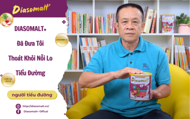 Diasomalt+ đã đưa tôi thoát khỏi nỗi lo tiểu đường.